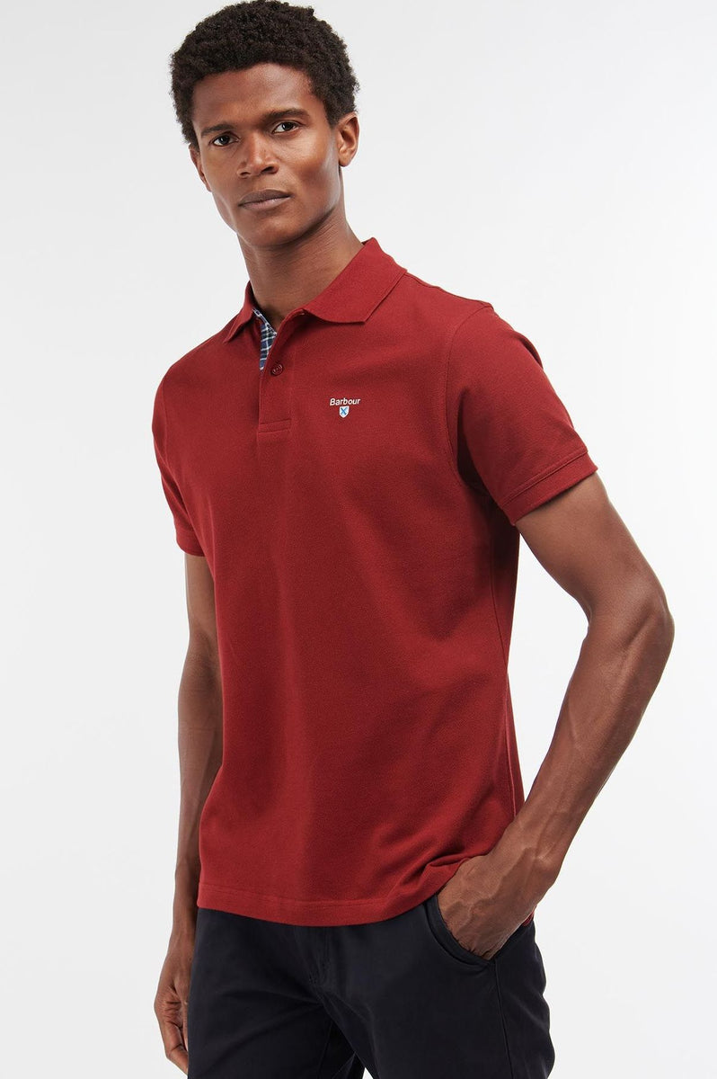 Barbour best sale red shirt