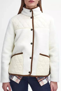 Barbour Brambles fleece in Cream Winter Pearl LFL0075CR11 fashion