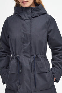 Barbour ladies jacket Bowlees in Navy LWB0800NY91 drawstring