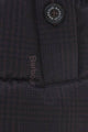 Barbour Herring Quilt long coat in Black Cherry check LQU1642RE91 logo