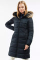 Barbour new Rosoman quilted coat in Black LQU1542BK11 long