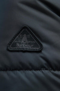 Barbour new Rosoman quilted coat in Black LQU1542BK11 logo