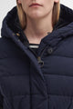 Barbour Clarence Puffer Ladies long coat in Navy LQU1773NY95 fashion