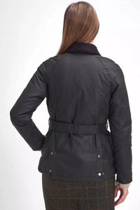 Barbour Classic Ladies Solway Zipper Wax Jacket LWX1407OL71 back