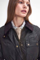 Barbour Classic Ladies Solway Zipper Wax Jacket LWX1407OL71 collar