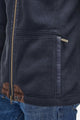 Barbour Fleece Langdale Fleece Jacket in Navy MFL0192NY71 pocket