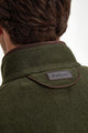 Barbour Langdale fleece Jacket in Olive Forest MFL0192OL72 logo