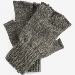 Barbour Fingerless Gloves Green - Derby Tweed MGL0005OL91