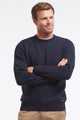 Barbour Sweater-Nelson Essential-Crew Neck- Navy-MKN0760NY91  warm