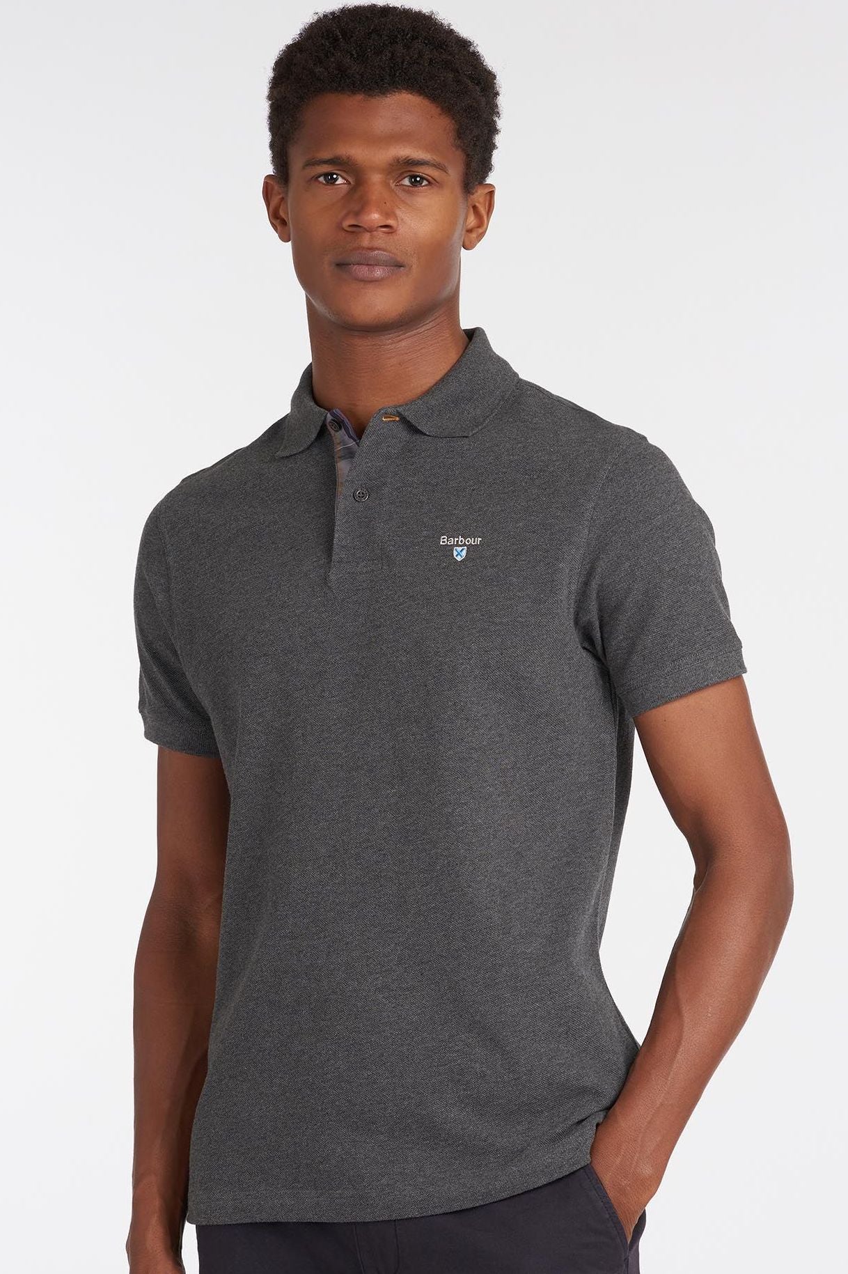 Barbour polo discount mens Silver