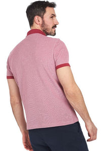 Barbour Polo Shirt Essential Sports Polo mix raspberry MML0628RE74 back