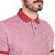 Barbour Polo Shirt Essential Sports Polo mix raspberry MML0628RE74 collar