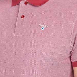 Barbour Polo Shirt Essential Sports Polo mix raspberry MML0628RE74 logo