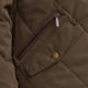 Barbour Elter Quilted Jacket in Olive MQU1814OL51 Zip