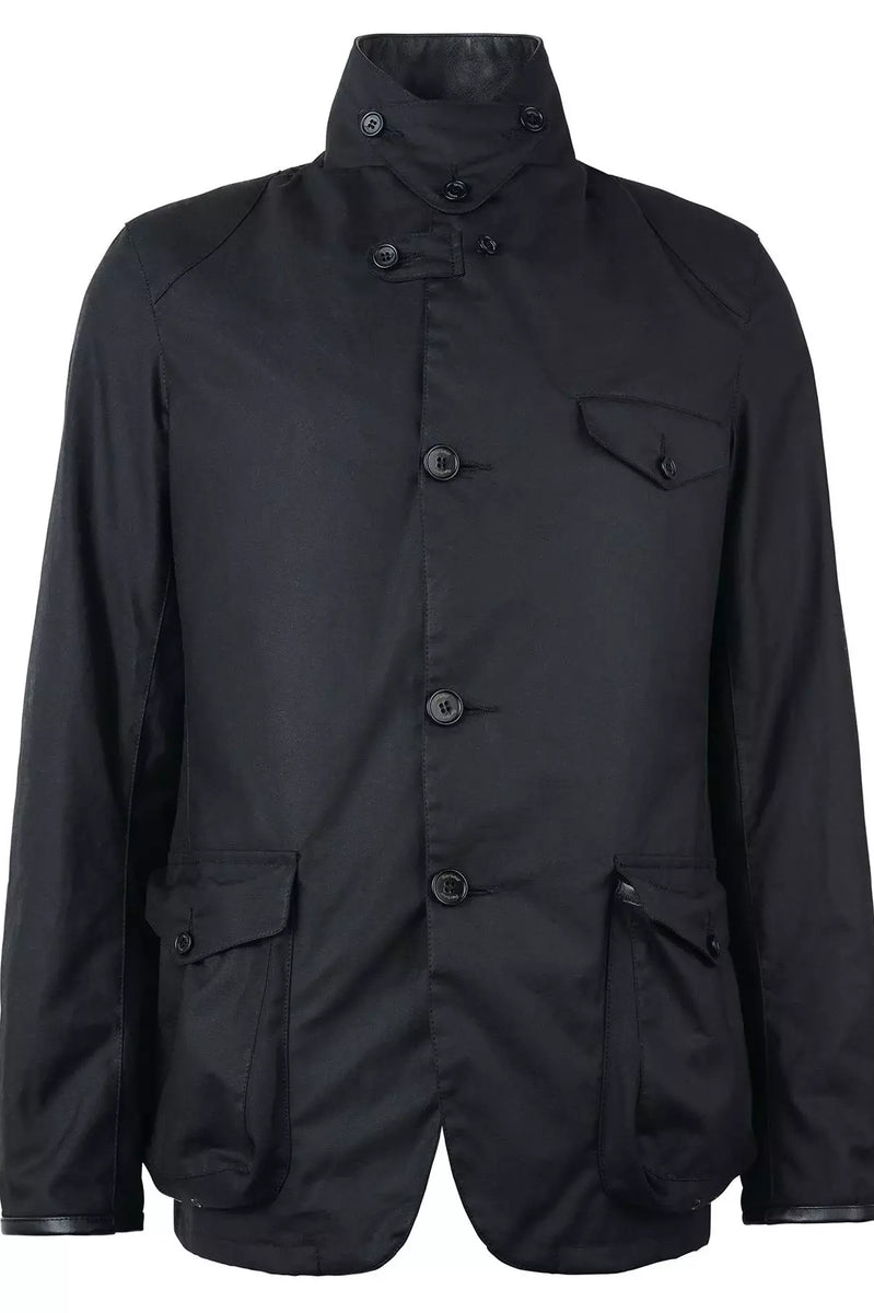 Barbour Beacon-as worn in Skyfall James Bond Wax Sports Jacket-BLACK M ...