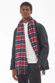 Barbour Scarf Tartan Lambswool scarf in NEW Cranberry Tartan USC0001RE75 style