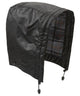 Barbour hood in Black waxed cotton MHO0004BK91