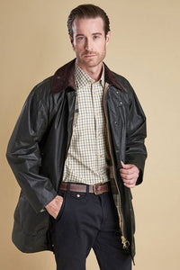 Save money, buy your Barbour Border Mens Sage Wax Jacket from SMYTHS ...