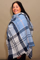 Barbour Freya Wrap-Scarf-Fade Blue Tartan-LSC0146BL52 check