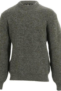 Barbour Sweater-Tyne Crew Neck - Chunky Wool- Derby Tweed -MKN0789KH71 warm