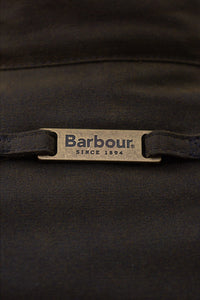 Barbour Ogston Wax Jacket - Olive - MWX0700OL51 - Hang Loop Detail