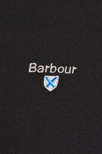 Barbour Polo Sports Polo shirt in Black MML0358BK31 logo
