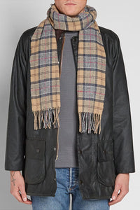 Barbour Tartan Lambswool Scarf - Dress Tartan - USC0001TN31 - Modelled Mens