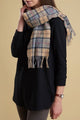 Barbour Tartan Lambswool Scarf - Dress Tartan - USC0001TN31 - Modelled Ladies