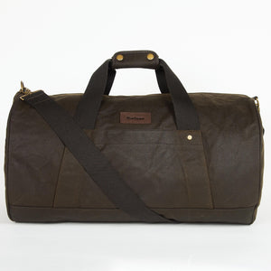 Barbour Duffle Bag Explorer Wax in Olive UBA0566OL71 front