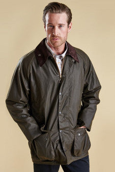 Barbour Beaufort Classic Wax Jacket in Olive MWX0002OL71 – Smyths ...